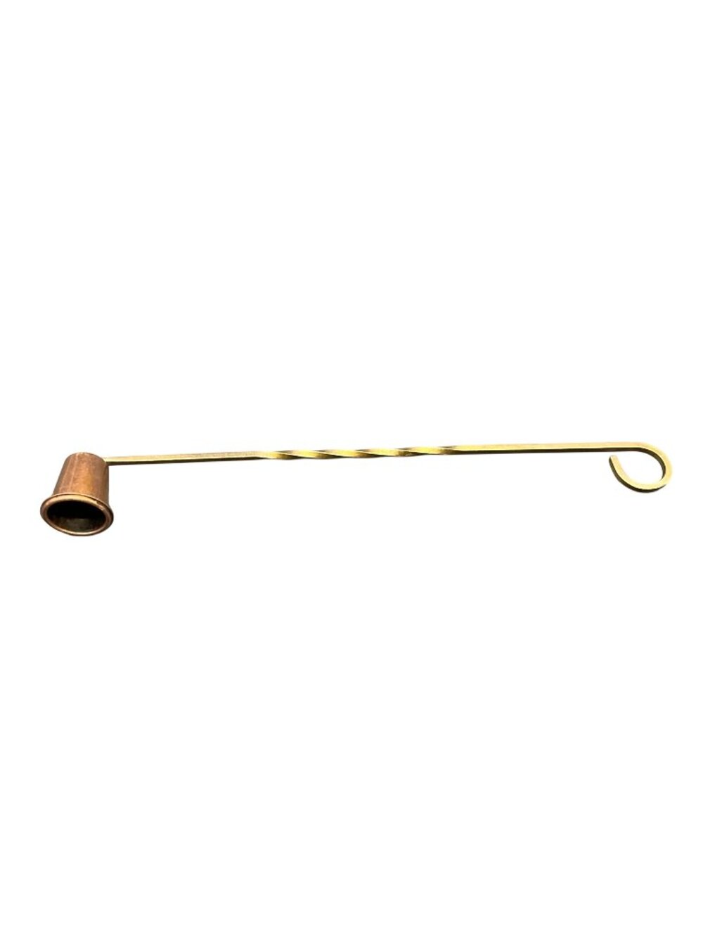 Vintage Brass & Copper Candle Snuffer 11" Long